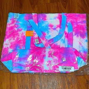 🆕🌿🩷LAON: “PINK” Tie Dye Tote Bag